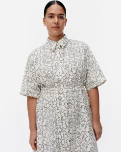 Marimekko Popliini Piirto Unikko