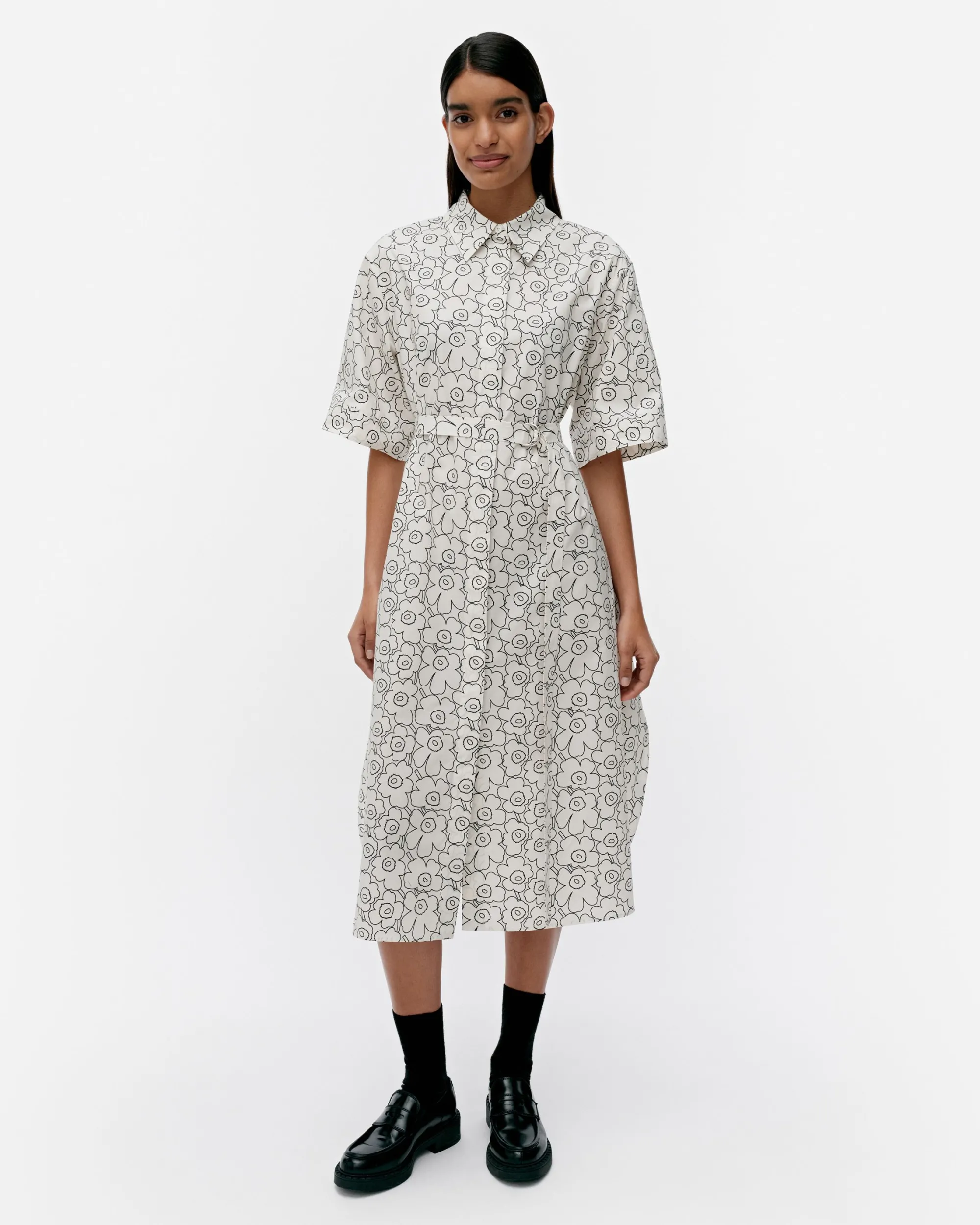 Marimekko Popliini Piirto Unikko